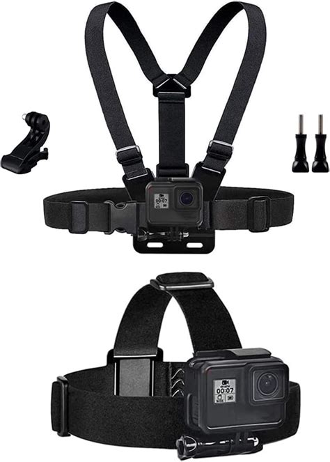 Tekcam Elastic Chest And Head Harness Compatible With Gopro Hero