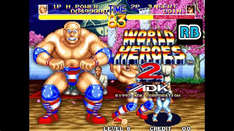 1993 60fps World Heroes 2 Euro 6429900pts Muscle Hardest All