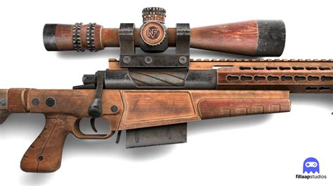 MK13 Mod 7 Sniper Rifle | CGTrader