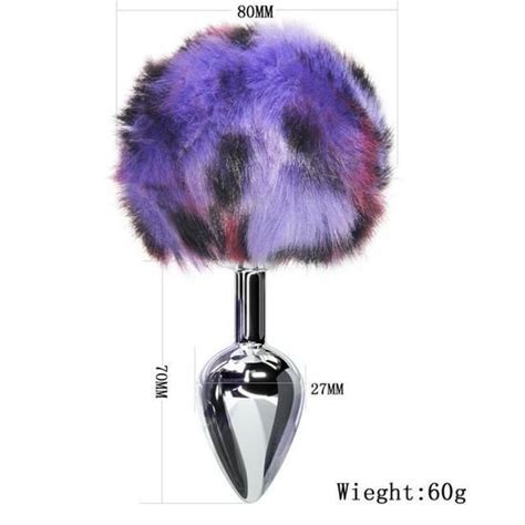 PLUG Purple A Jouet Anal Avec Bijoux En Cristal Pour Adultes En Acier Inoxydable Toucher
