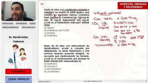 Preguntas Enam De NutriciÓn Obesidad Y Dislipidemias EndocrinologÍa