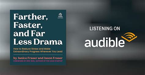 Farther Faster And Far Less Drama Audiobook Free With Trial