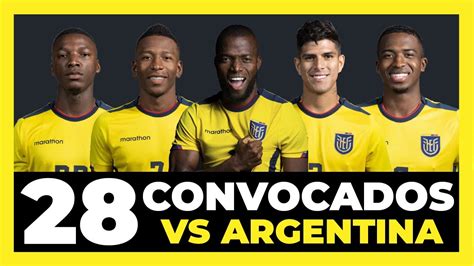 Mis Convocados De Ecuador Vs Argentina Y Uruguay Eliminatorias