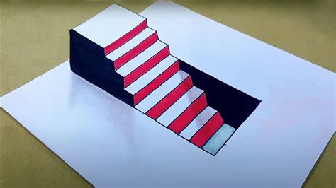 🟢 Easy 3d Illusions Drawing 3d Trick Art By Qwe Art 3d Youtube