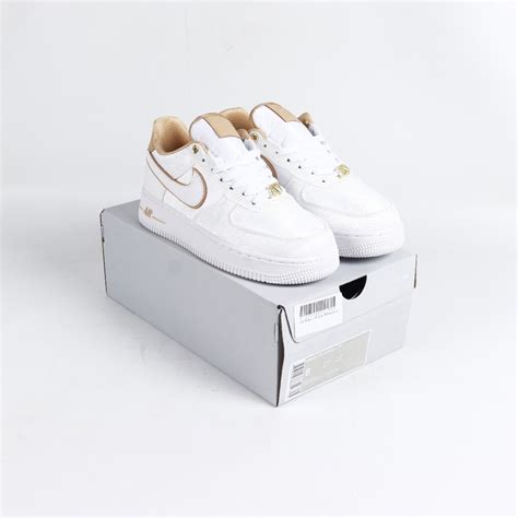 Jual Slprds Sepatu Sneakers Nike Air Force Lux White Gold