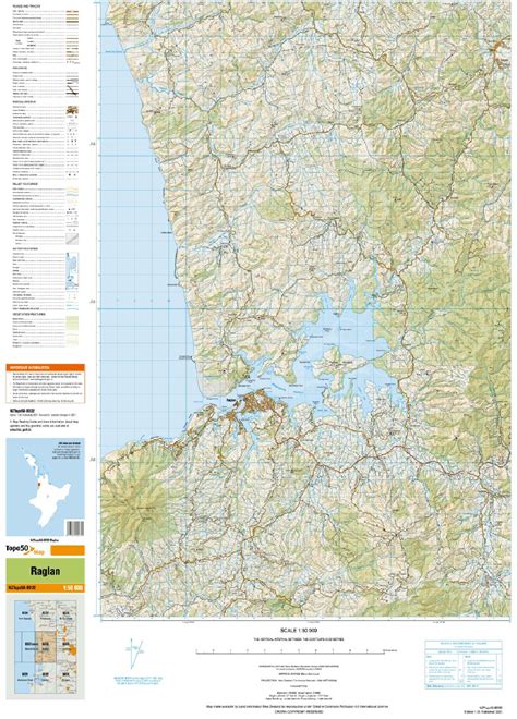 Topo Map Bd Raglan Toit Te Whenua Land Information New Zealand