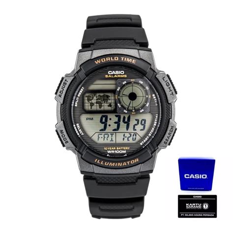 Jual Casio Pria AE 1000W 1AVDF Jam Tangan Pria Casio Original Digital