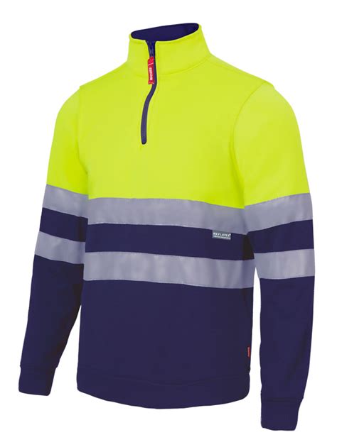 Sudadera Alta Visibilidad Bicolor Con Reflectante Bordamar