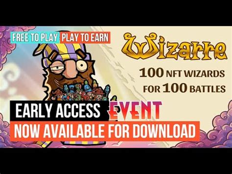 Wizarre Early Access And Nft Giveaways Events Youtube