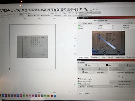 Lightburn Camera Shows Different Size Live View And Overlay Lightburn Software Questions