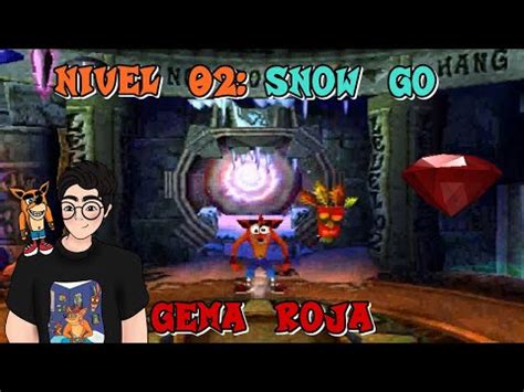 Nivel Snow Go Gema Roja Crash Bandicoot Cortex Strikes Back