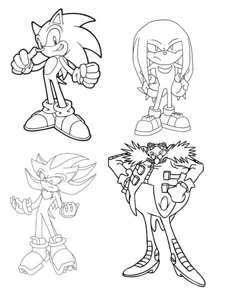 Sonic The Hedgehog Coloring Pages (Free Printable PDF) - 2024