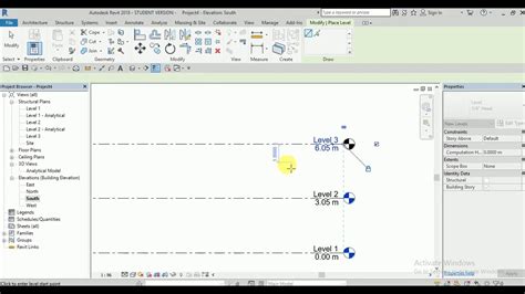 How To Create Levels In Revit Youtube