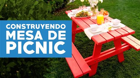 Cómo construir una mesa de picnic YouTube