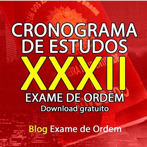 Blog Blog Exame De Ordem