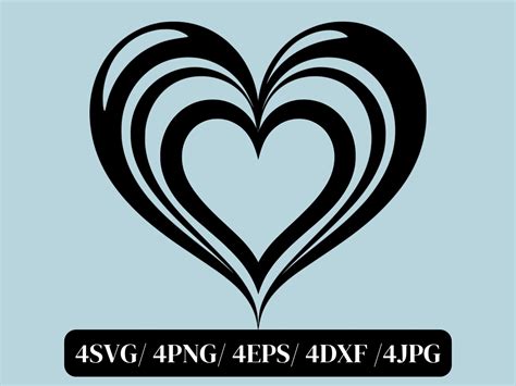 Heart Svg Heart Svg Bundle Heart Svg File Heart Download Etsy