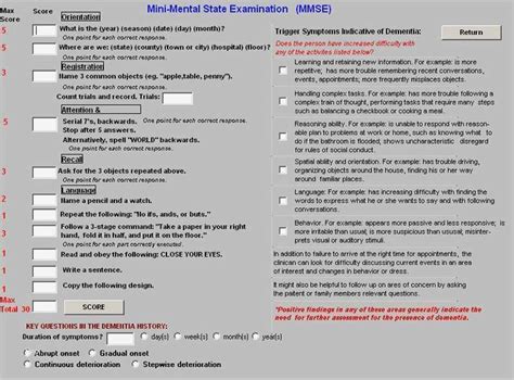 Mini Mental Test Vorlage Genial Mental Status Exam Template Vorlage Ideen