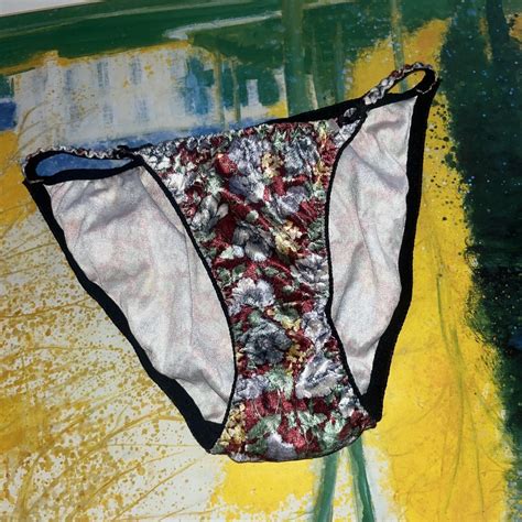 Vintage Rene String Bikini Panties Medium Gem