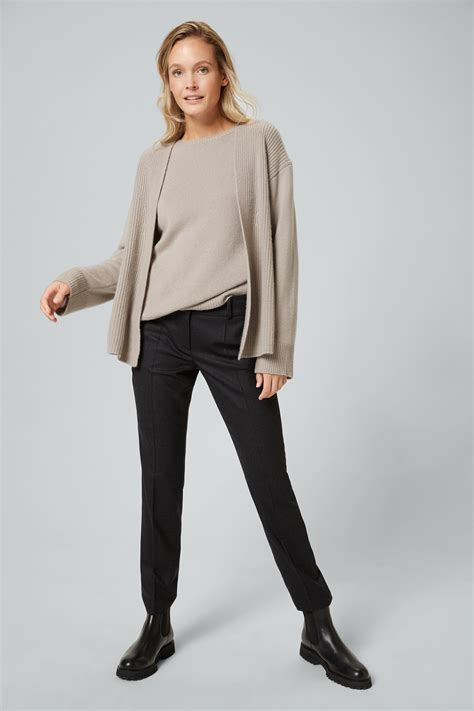 Cashmere-Pullover in Beige - im windsor. Online-Store