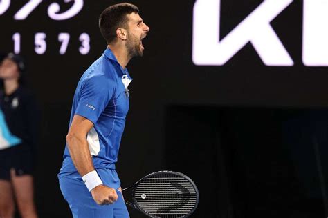 Bousculé Djokovic Sen Sort En Quatre Sets Face à Un Popyrin Valeureux