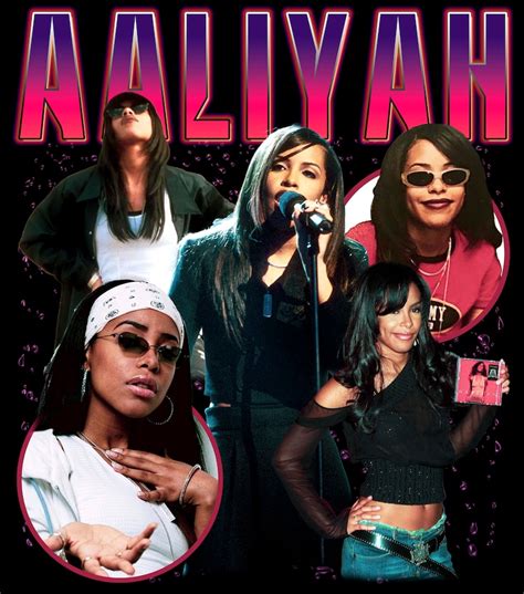 Aaliyah T Shirt Design Png Instant Download Etsy