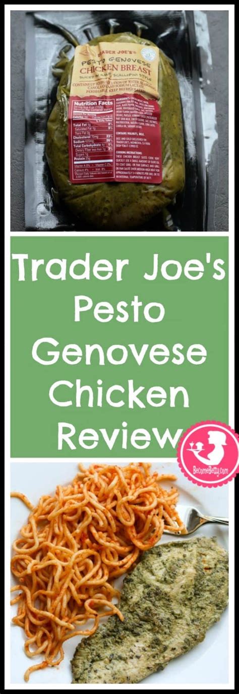 Trader Joe's Pesto Genovese Chicken Breast - BecomeBetty.com