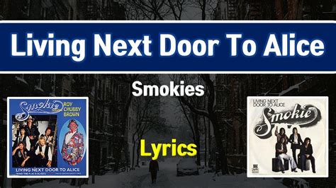 Living Next Door To Alice Smokie Lyrics In Movie Text Youtube