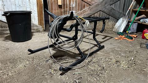 Diy Homemade Roping Dummy Youtube