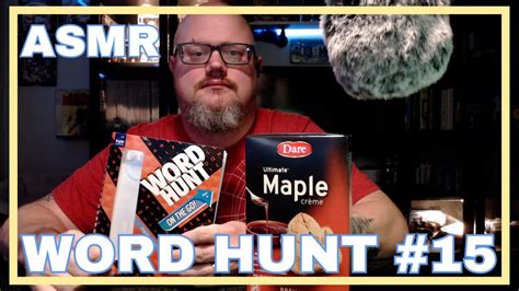 Asmr Canadian Snack And Word Search Youtube