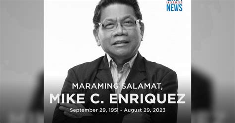 House Adopts Resolution Honoring Mike Enriquez Philippine News Agency