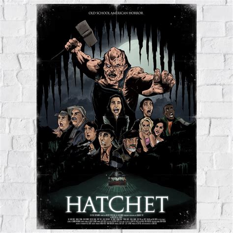 Hatchet Alternative Movie Poster Print Horror - Etsy