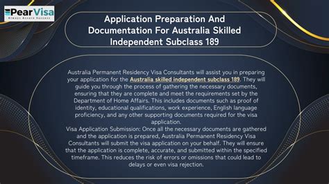 Ppt Application Preparation And Documentation For Australia Skilled