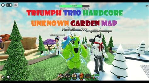 TRIUMPH TRIO HARDCORE UNKNOWN GARDEN MAP TOWER DEFENSE SIMULATOR YouTube