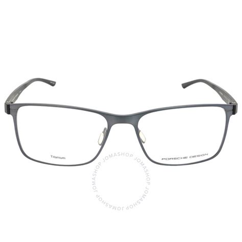 Porsche Design Demo Rectangular Unisex Eyeglasses P8346 C 57 4046901036058 Eyeglasses Jomashop