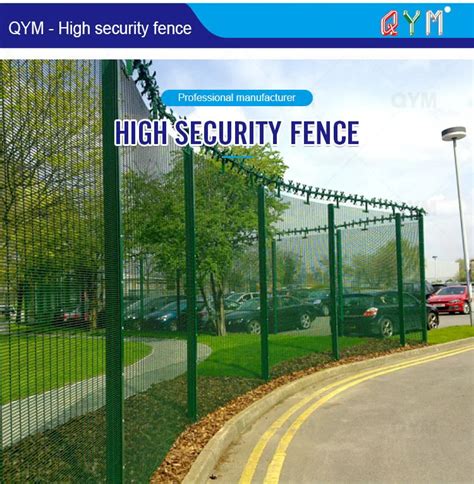 358 Security Fence Galvanized Steel Prison Mesh High Security Fence