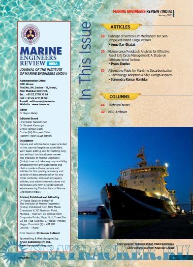 Marine Engineer S Review January Rajoo Balaji Editor Pdf