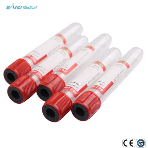 Biochemistry Test Red Top Tube Additive Blood Centrifugation Test