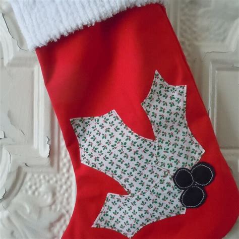 Christmas Stocking Applique - Etsy