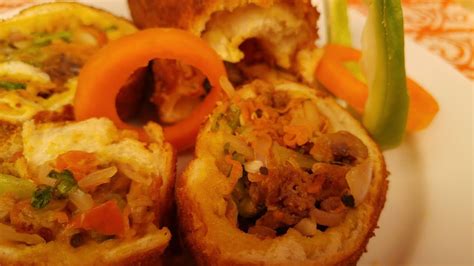 ভজটবল বরড রল How to make chicken vegetable bread roll at