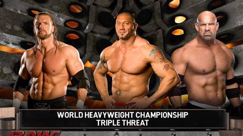 Goldberg Vs Batista Vs Triple H World Heavyweight Championship