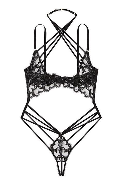 Buy Victorias Secret Chain Heart Crotchless Bodysuit From The Victorias Secret Uk Online Shop