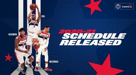 Wizards announce first half of 2020-21 schedule | NBA.com