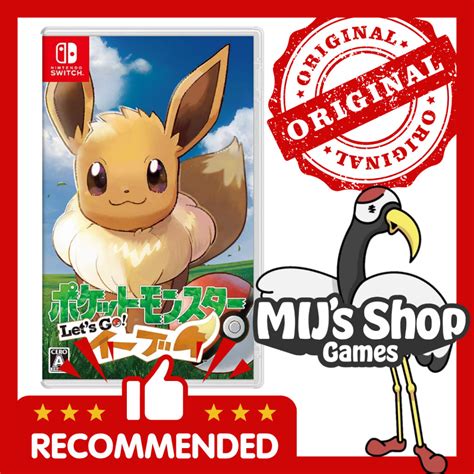 Nintendo Switch Pokemon Let S Go Eevee Used Shopee Philippines