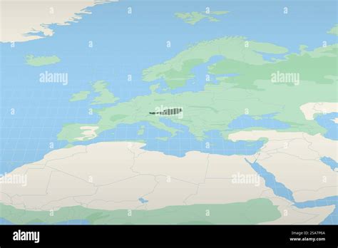 austria highlighted   detailed map geographic location  austria