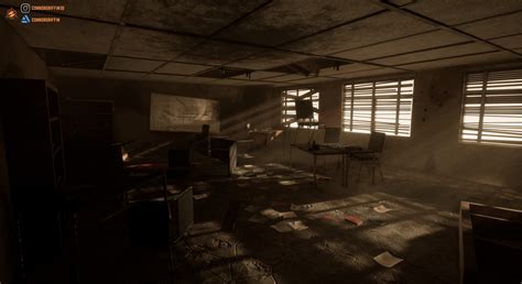 Artstation Post Apocalyptic Classroom