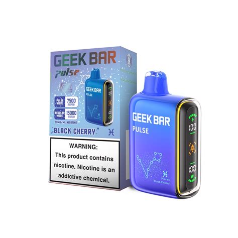 Black Cherry Geek Bar Pulse 15000 Disposable Vape Kit Vapesourcing