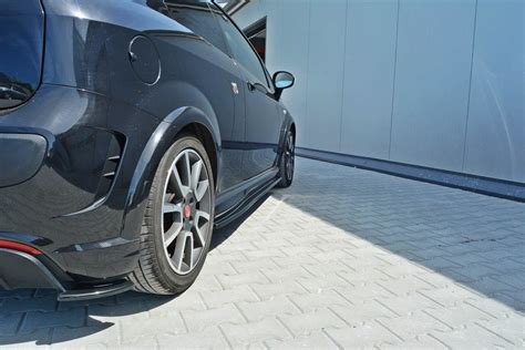 Side Skirts Diffusers Fiat Punto Evo Abarth Gloss Black Our Offer