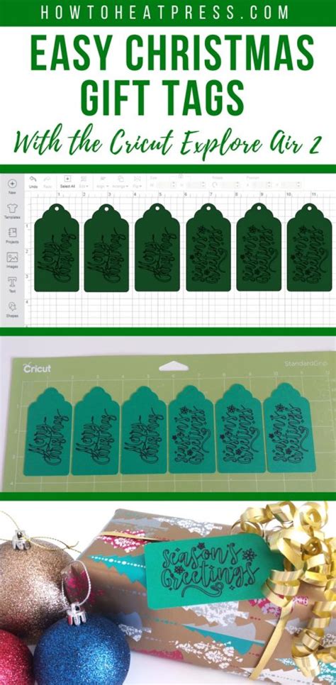 Easy Christmas Gift Tags With The Cricut Explore Air 2