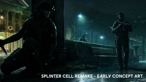 The Splinter Cell Remake Team Teases Early Concept Art Of The Game