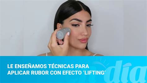 Le Ense Amos T Cnicas Para Aplicar Rubor Con Efecto Lifting Youtube